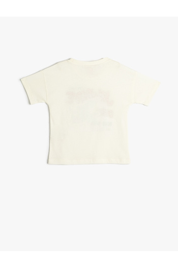 Koton T-Shirt Shark Printed Short Sleeve Cotton
