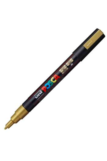 Uni Posca Pc-3M Gold Painting Marker - 0.9-1.3 mm