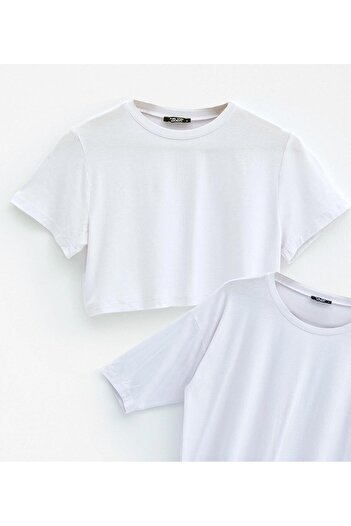 for you sleepwear 3-Piece Crop T-Shirt and Bat Sleeve Shorts Set