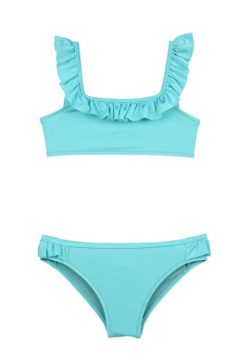 No Gossip Frilly Bikini Set for Kids - Mint