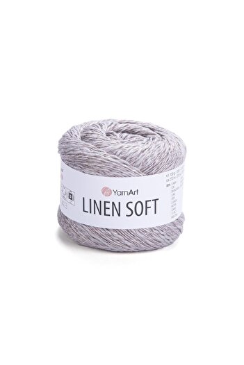 Yarnart Linen Soft Hand Knitting Yarn Gray-7307