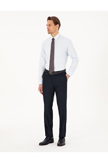 Pierre Cardin Açık Mavi Regular Fit Uzun Kollu Basic Gömlek 50298003-VR003