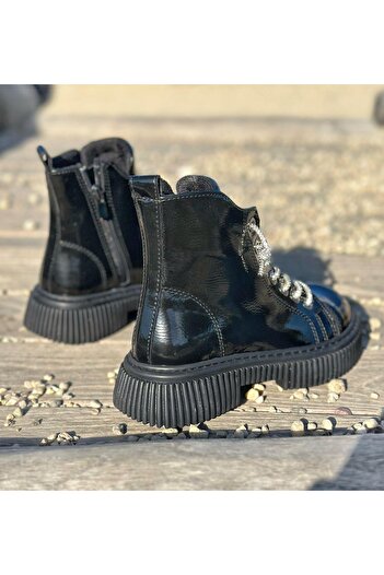 Surpie Shoes Çocuk Taşlı Bot, Fermuarlı Çocuk Bot, Hafif Tabanlı Çocuk Bot