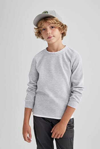 DeFacto V1186A6-Fw Boy Long Sleeve T-Shirt