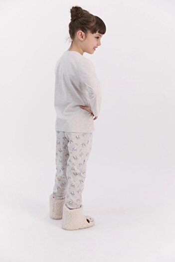 ROLY POLY 2578 Bej Renk Kız Çocuk Pijama Takımı