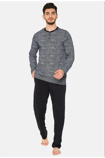 Arnetta Black Color Men's Pajama Set