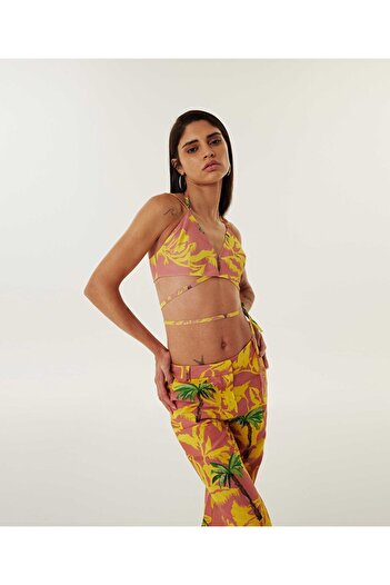 Twist Patterned Bustier Set