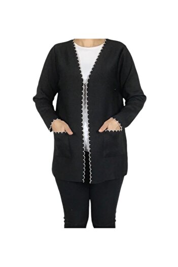 ECE GİYİM Women's Front Agraphy Thick Winter Vest with Pockets