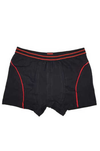 Tutku 0133 Tutku Black Kids Elastane Boxers - Pack of 6