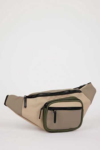 DeFacto Men's Faux Leather Waist Bag E0650Axns
