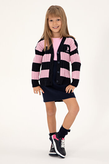 U.S. Polo Assn. Girl's Navy Blue Knitwear Skirt 50298585 -Vr033