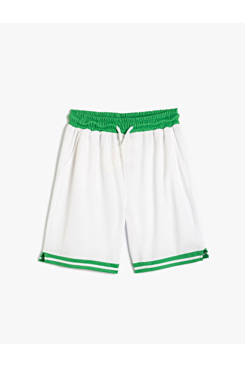 Koton Αθλητικό σορτς Color Blocked Oversize - Τσέπες και δέσιμο στη μέση