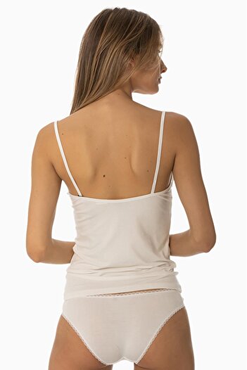 Pierre Cardin Combed Cotton Undershirt Panties Women's Underwear Set - 345