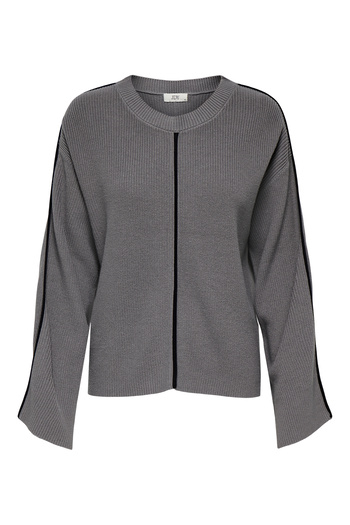JDY Jdypretty Contrast O-Neck Pullover Sweatshirt - Knt 15341239   December Sky