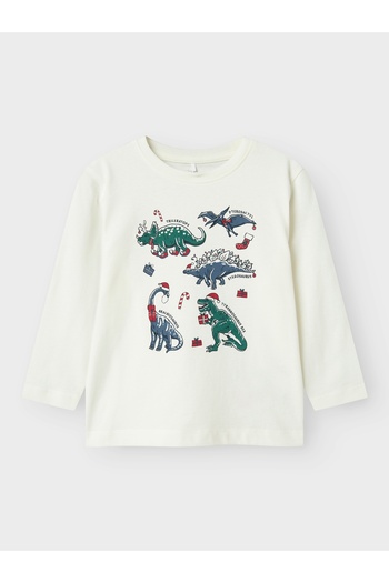 name ıt Nmmvismas Ls Nreg Top - Short Sleeve T-Shirt