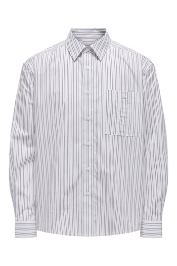 Only & Sons Onswalter Bf 22031570   Navy Blazer - Relaxed Ls Shirt