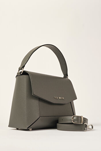 Ted Baker Anthracite Flotter Large Hand Bag with Skin Cover 24Fw900Byk