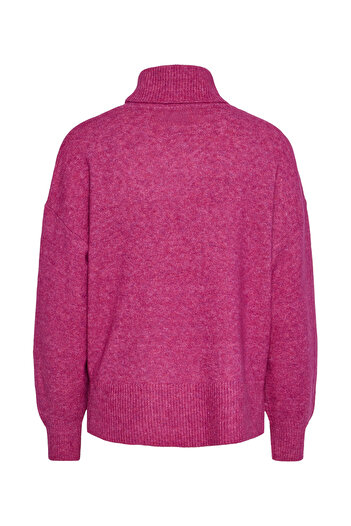 PIECES PCMALOU LS - Rollneck Knit Noos BC Model