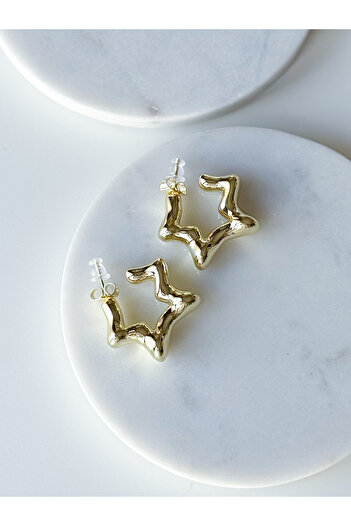 CHARMLUCKY Special Series Bombed Star Earring