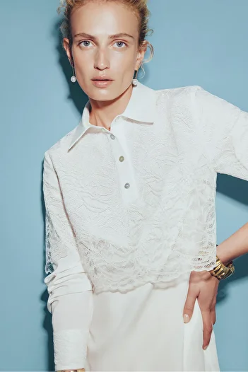 Touché Privé Lace Detailed Tunic