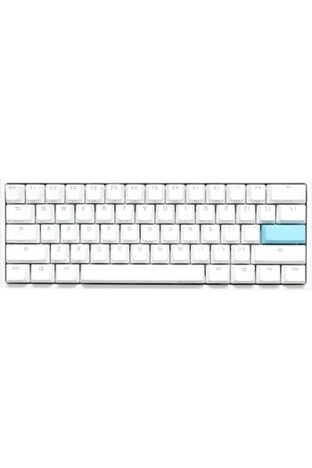 Ducky لوحة مفاتيح الألعاب الميكانيكية الكلاسيكية One 2 Pro Mini 60% White