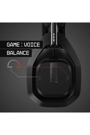 Astro Gaming A50 Wireless + Base Station Gen 4 - For PlayStation® 4, 5, PC - Black/Silver