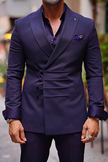 Fc Plus BRİTLİ KRUVAZE TAKIM ELBİSE