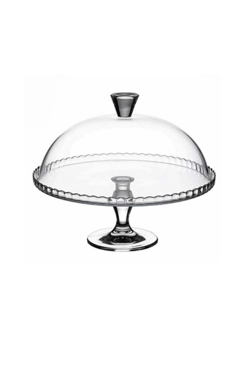 Paşabahçe 95200 Cukrász tálalótál állvánnyal és fedővel 32,5 cm