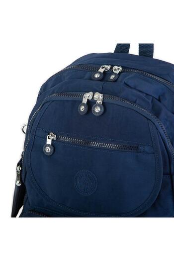 Nas Bag Unisex Harmful Chemical-Free Waterproof Backpack Navy Blue