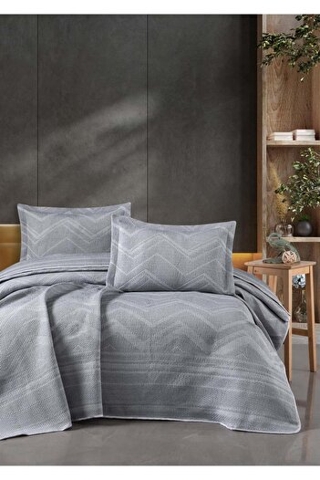Altınbaşak Glimmer Marble Double Bedspread