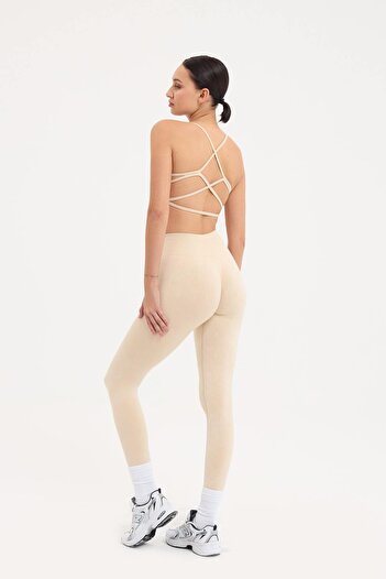 cervus Glowfit Spor Tayt Seamless Yüksek Bel Esnek Şekillendirici ve Toparlayıcı Tayt