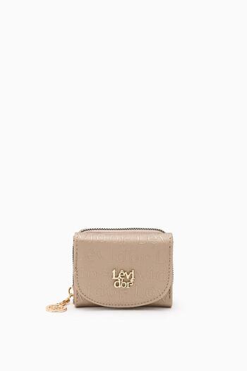 Levidor Gold Embossed Pattern Wallet