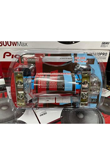 AUDİOMAX MX-106 6 FARAD KAPASİTÖR TESİSATINIZI KORUYUN