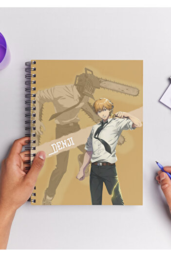 Home Chainsawman Anime Spiral Notebook A5 (50 Sheets)