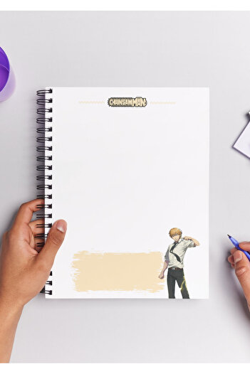 Home Chainsawman Anime Spiral Notebook A5 (50 Sheets)