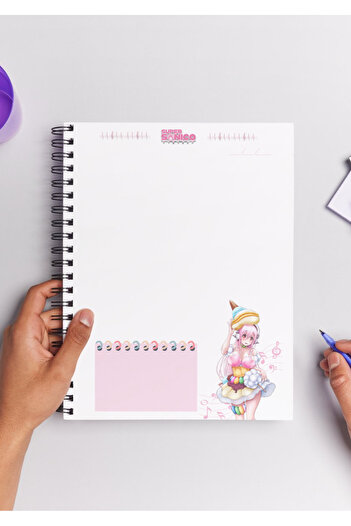 Home Super Sonico Anime Spiral Notebook A5 (50 Sheets)