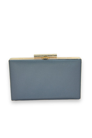 Wedding Fashion Navy Blue Non-Scratch Non-Handprint Matte Satin Evening Dress Bag Evening Bag Portfolio Clutch Wedding Engagement