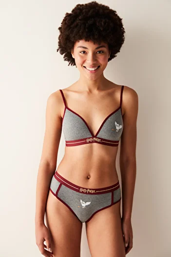 Penti Flex Grey Hipster Panties - Συλλογή Harry Potter