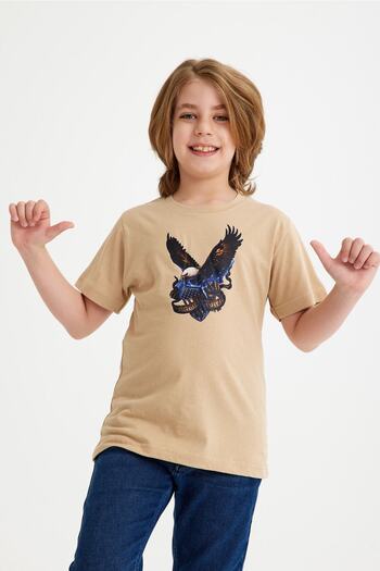 CC STORE Eagle Printed Children's T-Shirt for Ages 5-15