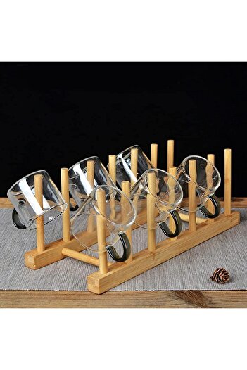 MIBRU Coffee cups wooden base holder