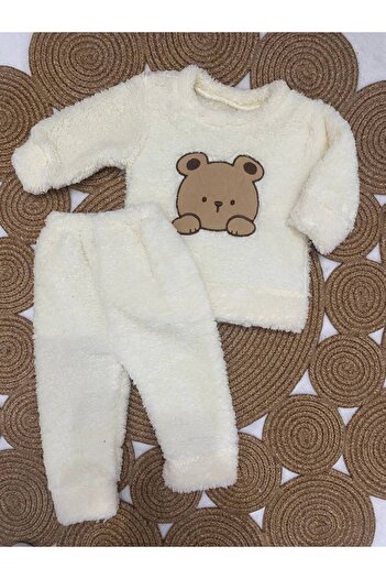 Limoon Plush Fleece Baby Teddy Bear Tracksuit Set