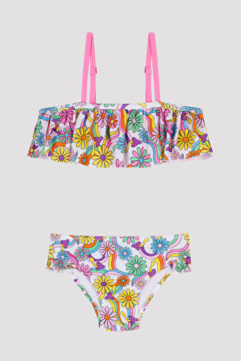 Penti Girl's Wavy Bandeau Bikini Set