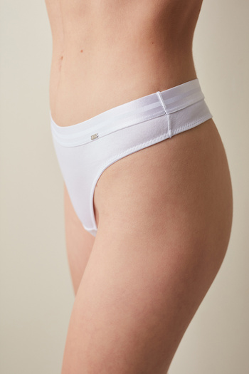 Penti Optic White Comfy Thong Panties