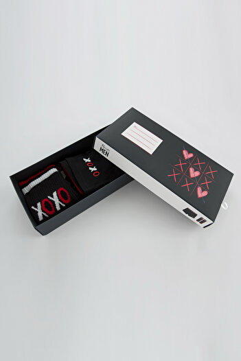 Penti Σετ κάλτσες μπόξερ Gift Dark Xoxo