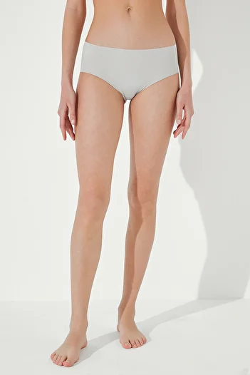 Penti Hipster Style Smooth Gray Panties
