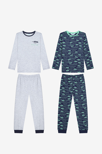 Penti 2-Piece Colorful Skeleton Pajama Set for Boy
