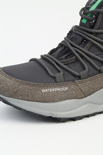Benetton ® Füme Su Geçirmez Waterproof Kadın Bot İTHAL BNI-11156