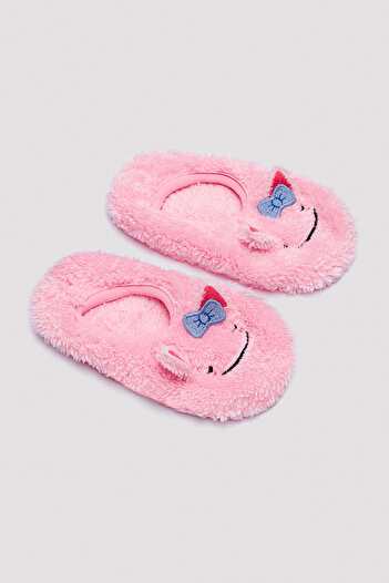 Penti Kız Çocuk Cute Monster Pembe Patik