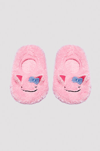 Penti Kız Çocuk Cute Monster Pembe Patik