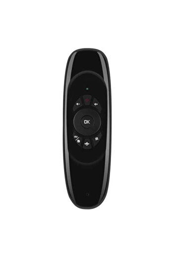 TECHNOMEN fare oyun klavyesi jiroskop uzaktan kumanda android google C120M için mic ile 2.4Ghz kablosuz klavye